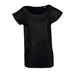 SOL´S T-Shirt Marylin mit Rundhalsausschnitt für Kinder, Deep Black S, L161 – Bild 3