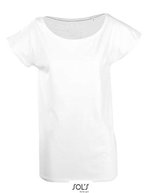SOL´S T-Shirt Marylin mit Rundhalsausschnitt für Kinder, Deep Black S, L161 – Bianco
