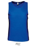 SOL´S Baumwoll Tanktop für Kinder Justin, White M, L171 – Royal Blue 241