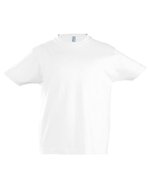 SOL´S T-Shirt Imperial, 100% Baumwolle für Kinder, White 2 Jahre (86/94), L190K – Bild 2