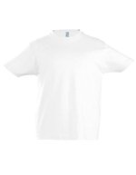 SOL´S T-Shirt Imperial, 100% Baumwolle für Kinder, White 2 Jahre (86/94), L190K – White