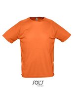 SOL´S T-shirt Regent Fit en coton pour enfant, White XXS, L198 – Orange