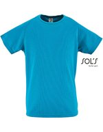 SOL´S Raglan T-Shirt Sportlich Baumwolle für Kinder – Aqua