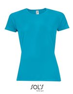 SOL´S Sportliches Raglan T-Shirt mit Neon-Akzenten, White XS, L200 – Aqua