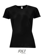 SOL´S Sportliches Raglan T-Shirt mit Neon-Akzenten, White XS, L200 – Black