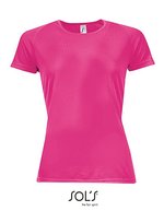 SOL´S Sportliches Raglan T-Shirt mit Neon-Akzenten, White XS, L200 – Neon Pink