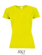 SOL´S Sportliches Raglan T-Shirt mit Neon-Akzenten, White XS, L200 – Neon Yellow