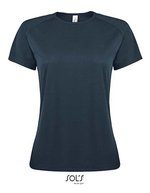 SOL´S Sportliches Raglan T-Shirt mit Neon-Akzenten, White XS, L200 – Petroleum Blue