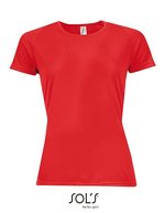 SOL´S Sportliches Raglan T-Shirt mit Neon-Akzenten, White XS, L200 – Red