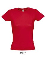 SOL´S Figurbetontes Kinder T-Shirt aus Baumwolle, Apple Green S, L225 – Red