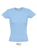 SOL´S Figurbetontes Kinder T-Shirt aus Baumwolle, Apple Green S, L225 – Sky Blue