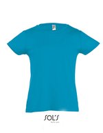 Kids´ T-Shirt Girlie Cherry – Aqua