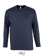 SOL´S T-Shirt Monarch Langarm Baumwolle für Kinder, Kelly Green XL, L241 – Blu navy