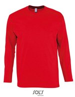 SOL´S T-Shirt Monarch Langarm Baumwolle für Kinder, Kelly Green XL, L241 – Rosso