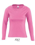 SOL´S T-Shirt Long Sleeve Baumwolle für Kinder, Aqua S, L245 – Orchid Pink