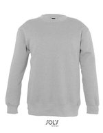 SOL´S Kids' Rundhals-T-Shirt Regent Fit, Black 4 Jahre (96/104), L311K – Grey Melange