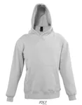 SOL´S Hoodie mit Kängurutasche und Kapuze für Kinder, Grey Melange 4 Jahre (96/104), L325K – Bild 2