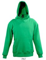SOL´S Hoodie mit Kängurutasche und Kapuze für Kinder, Black 4 Jahre (96/104), L325K – Vert kelly