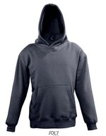 SOL´S Hoodie mit Kängurutasche und Kapuze für Kinder, Black 4 Jahre (96/104), L325K – Marine