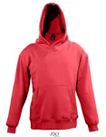 SOL´S Hoodie mit Kängurutasche und Kapuze für Kinder, Red 6 Jahre (106/116), L325K – Bild 2