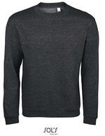 SOL´S Ringspun-Baumwoll-Kinder-T-Shirt V-Ausschnitt – Charcoal Melange