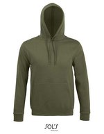 SOL´S Hoodie mit figurbetontem Schnitt für Kinder, White XS, L330 – Army