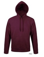 SOL´S Hoodie mit figurbetontem Schnitt für Kinder, White XS, L330 – Burgundy