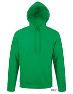 SOL´S Hoodie mit figurbetontem Schnitt für Kinder, White XS, L330 – Kelly Green