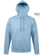 SOL´S Hoodie mit figurbetontem Schnitt für Kinder, White XS, L330 – Sky Blue