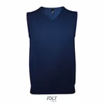 Unisex Sleeveless Sweater Gentlemen – Medium Grey (Solid)