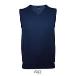 Unisex Sleeveless Sweater Gentlemen – Medium Grey (Solid)