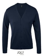 SOL´S Rundhals-T-Shirt aus Ringspun-Baumwolle, Black S, L418 – Navy