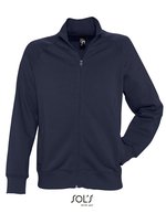 SOL´S Men´s Zipped Jacket Sundae Black S (L472), L472 – Navy