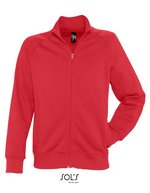 SOL´S Men´s Zipped Jacket Sundae Black S (L472), L472 – Red