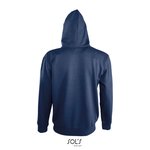 SOL´S Sweatshirt mit kontrastfarbener Kapuze für Herren, Black/Grey Melange S, L480 – Bild 3
