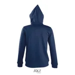 SOL´S Kontrast-Hoodie mit Kängurutaschen, Black/Grey Melange S, L481 – Bild 4