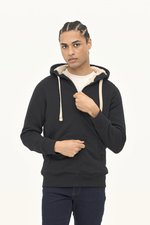 SOL´S Sherpa-gefütterte Kapuzenjacke mit Kängurutaschen, Black XXS, L482 – Bild 1
