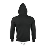 SOL´S Sherpa-gefütterte Kapuzenjacke mit Kängurutaschen, Black XXS, L482 – Bild 4
