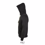 SOL'S Sherpa-Lined Hooded Jacket with Kangaroo Pockets, Black XXS, L482 – image 5