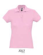 SOL´S Eng geschnittenes Damen Polo aus Baumwolle, White S, L513 – Rose