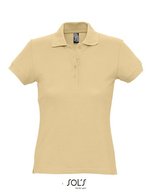 SOL´S Eng geschnittenes Damen Polo aus Baumwolle, White S, L513 – Sable