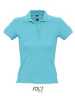 SOL´S Figurbetontes Polo-Shirt aus Baumwolle, Chocolate XL, L519 – Atoll Bleu