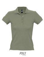 SOL´S Figurbetontes Polo-Shirt aus Baumwolle, Chocolate XL, L519 – Kaki