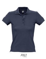 SOL´S Figurbetontes Polo-Shirt aus Baumwolle, Chocolate XL, L519 – Marine