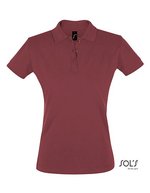 SOL´S Eng geschnittenes Damen Polo-Shirt Baumwolle, Apple Green M, L526 – Burgundy