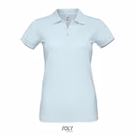 SOL´S Polo aderente da Donna in Cotone, Spring Green M, L526 – Creamy Blue