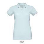 SOL´S Eng geschnittenes Damen Polo-Shirt Baumwolle, Apple Green M, L526 – Creamy Blue