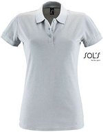 SOL´S Eng geschnittenes Damen Polo-Shirt Baumwolle, Apple Green M, L526 – Pure Grey