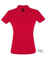 SOL´S Eng geschnittenes Damen Polo-Shirt Baumwolle, Apple Green M, L526 – Red