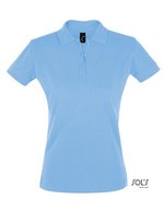 SOL´S Eng geschnittenes Damen Polo-Shirt Baumwolle, Apple Green M, L526 – Sky Blue